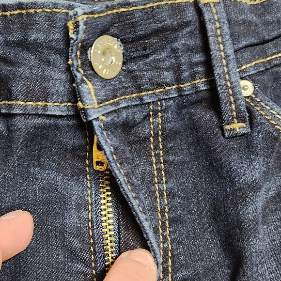 🔹️Levi's Denizen Dark Blue Wash Modern Bootcut Jeans Size 8/29 - Picture 8 of 12